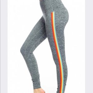 NWOT Spiritual Gangster rainbow rasta leggings S